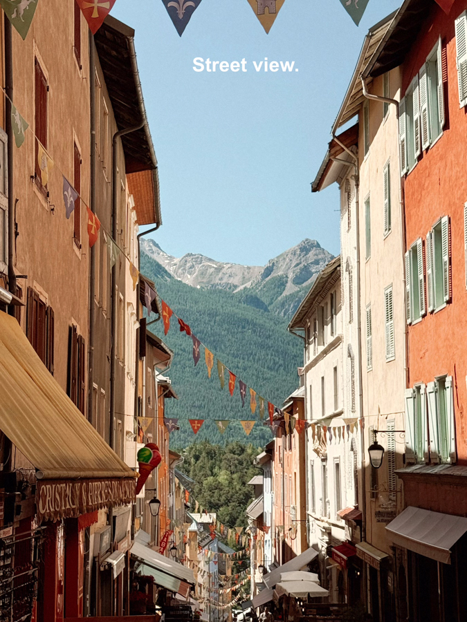 Renovated Alpine home surrounded by mountains in the UNESCO old town of Briançon.