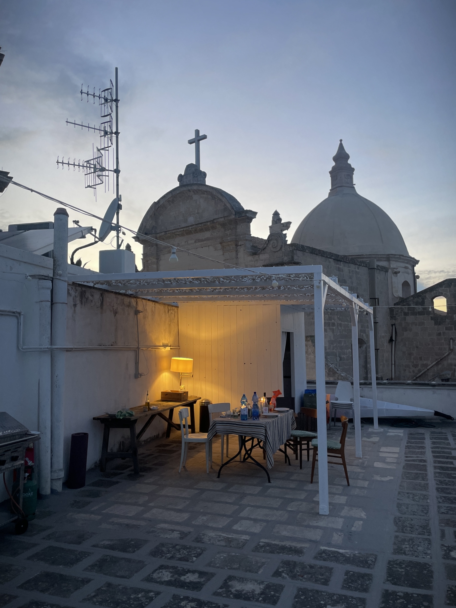 Terrazza che si affaccia sulla città vecchia