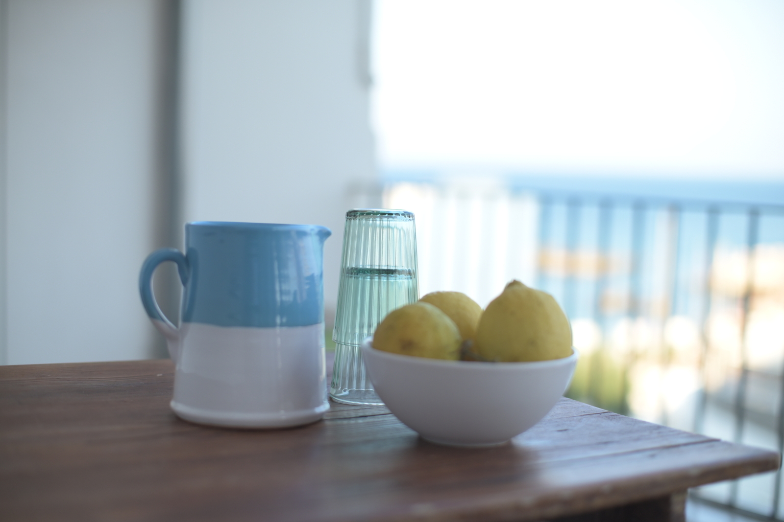 balcone con vista sul mare