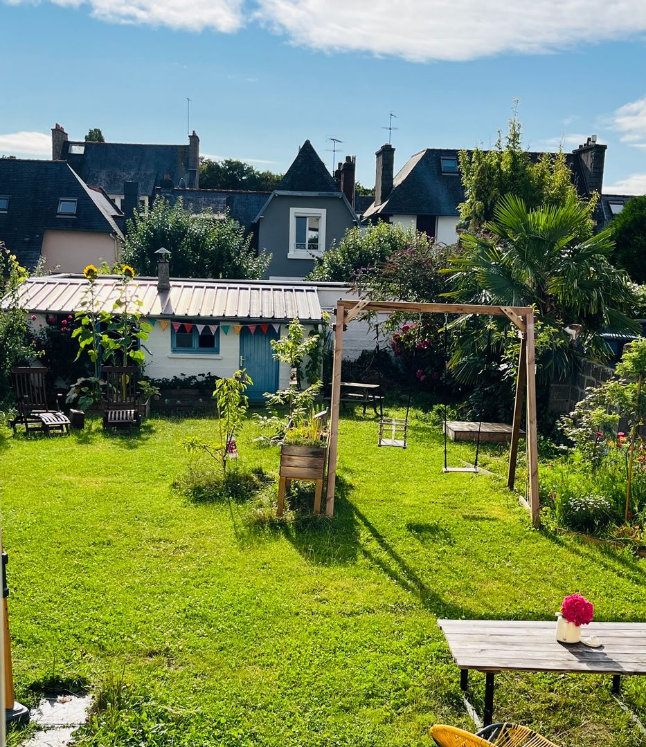Family house with garden