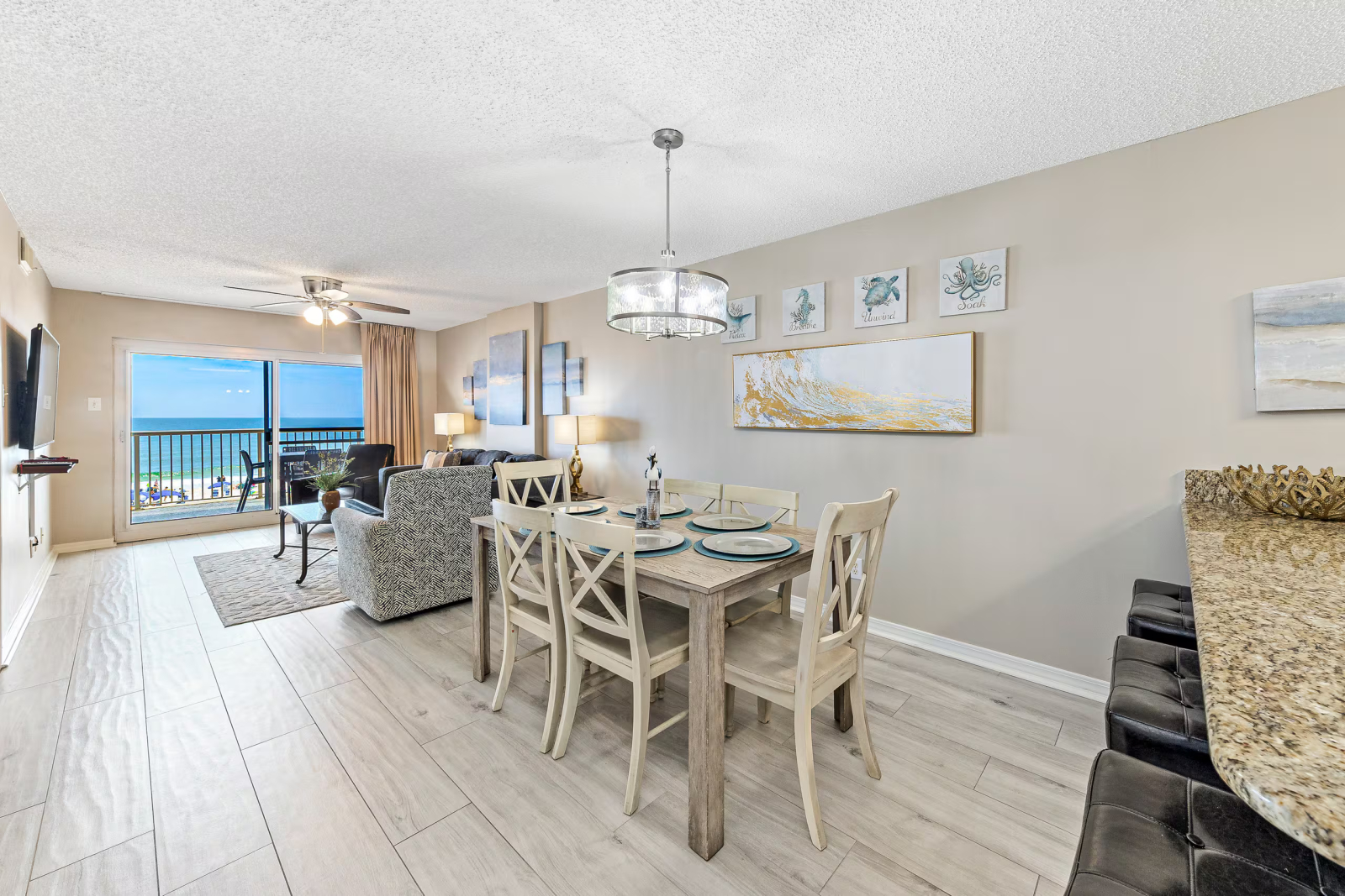 Direct Beachfront • Massive Balcony • Pool & Spa