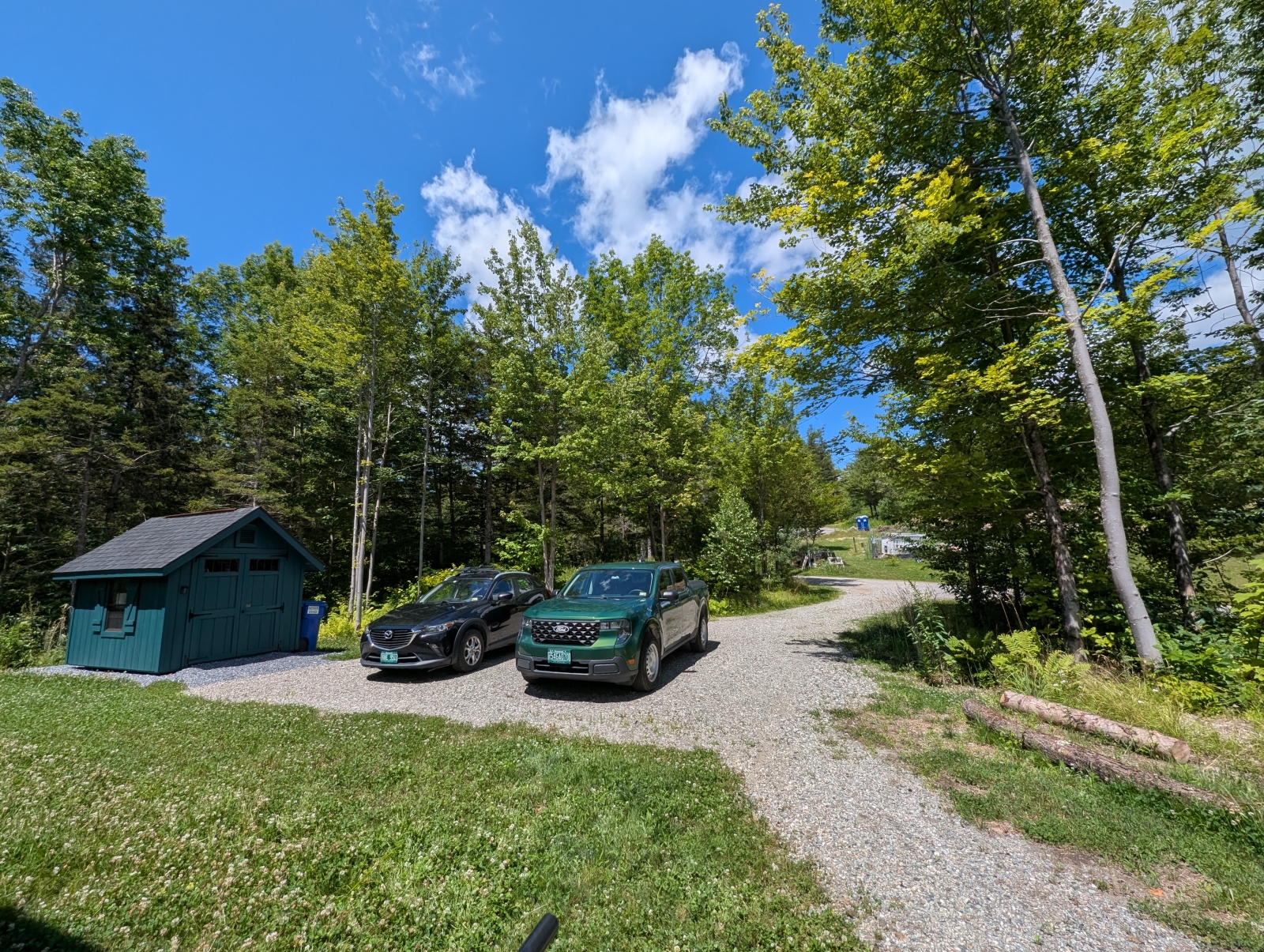 Driveway and street access.