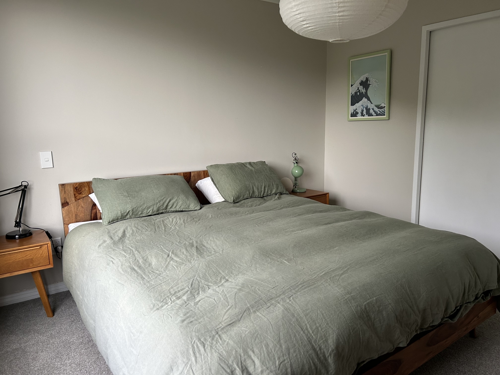 Master bedroom with ensuite bathroom