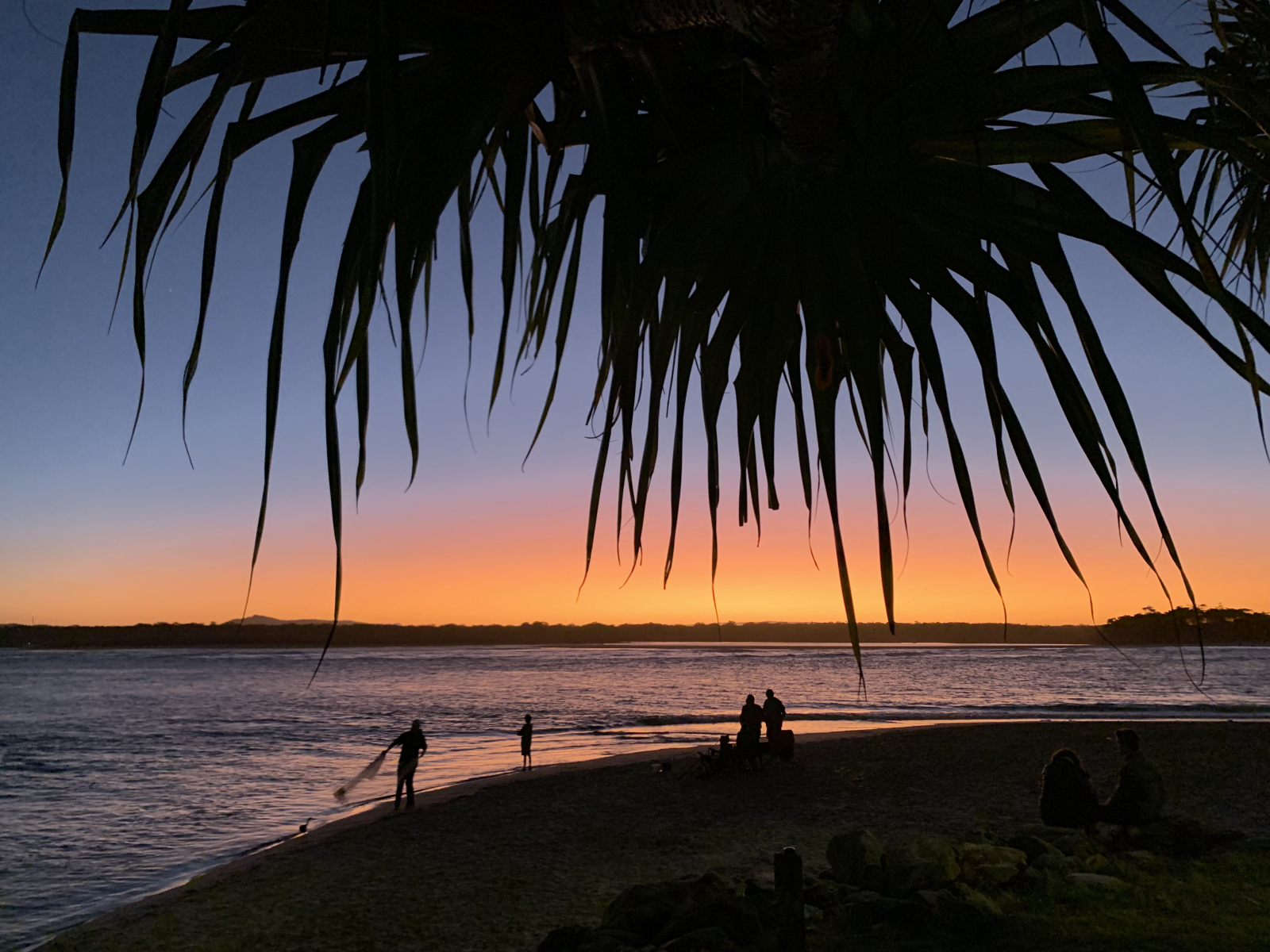 View from our favourite spot to watch the sun go down