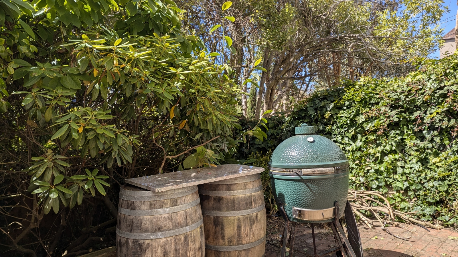 Garten mit Grill