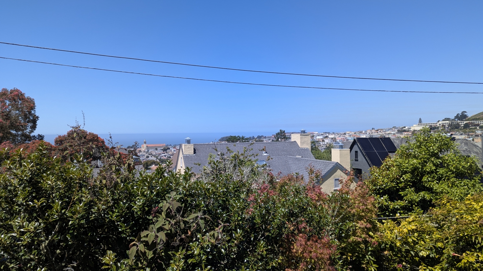 Blick vom Haus (Westseite)