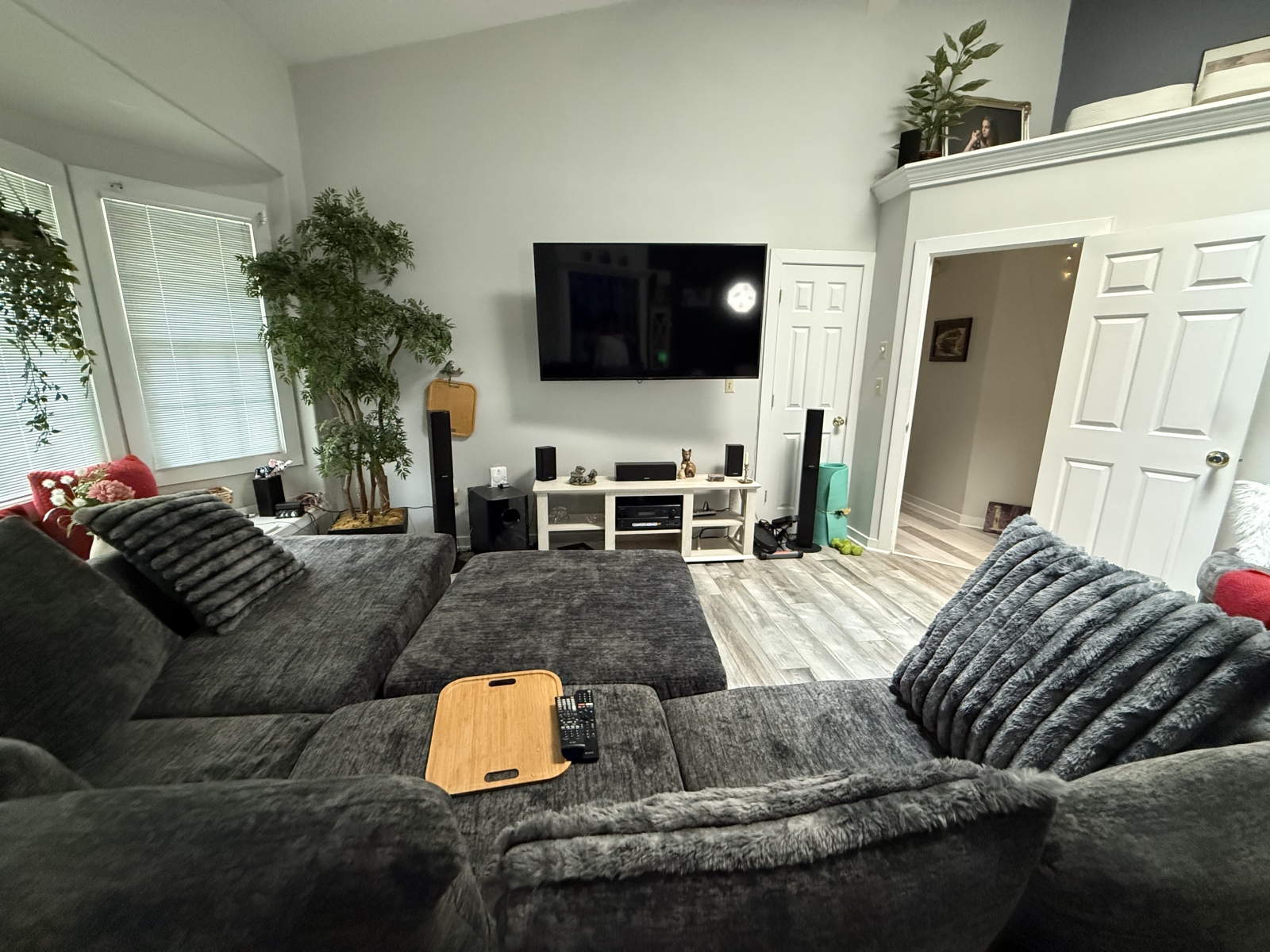 Sala de TV (sala de estar e escritório)
