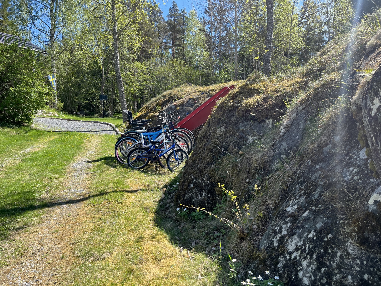 Zweeds rood huisje in het prachtige Roslagen