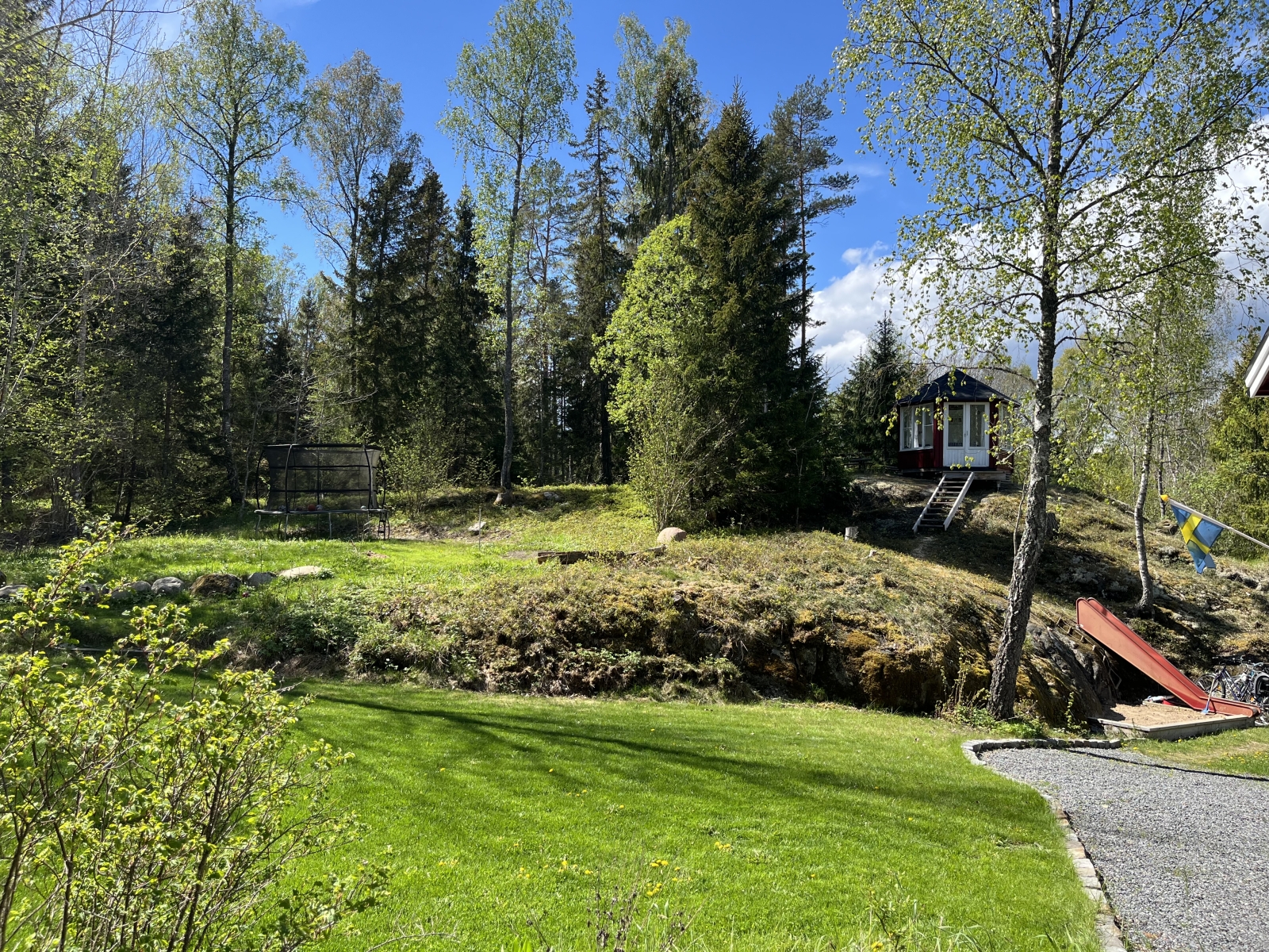 Zweeds rood huisje in het prachtige Roslagen