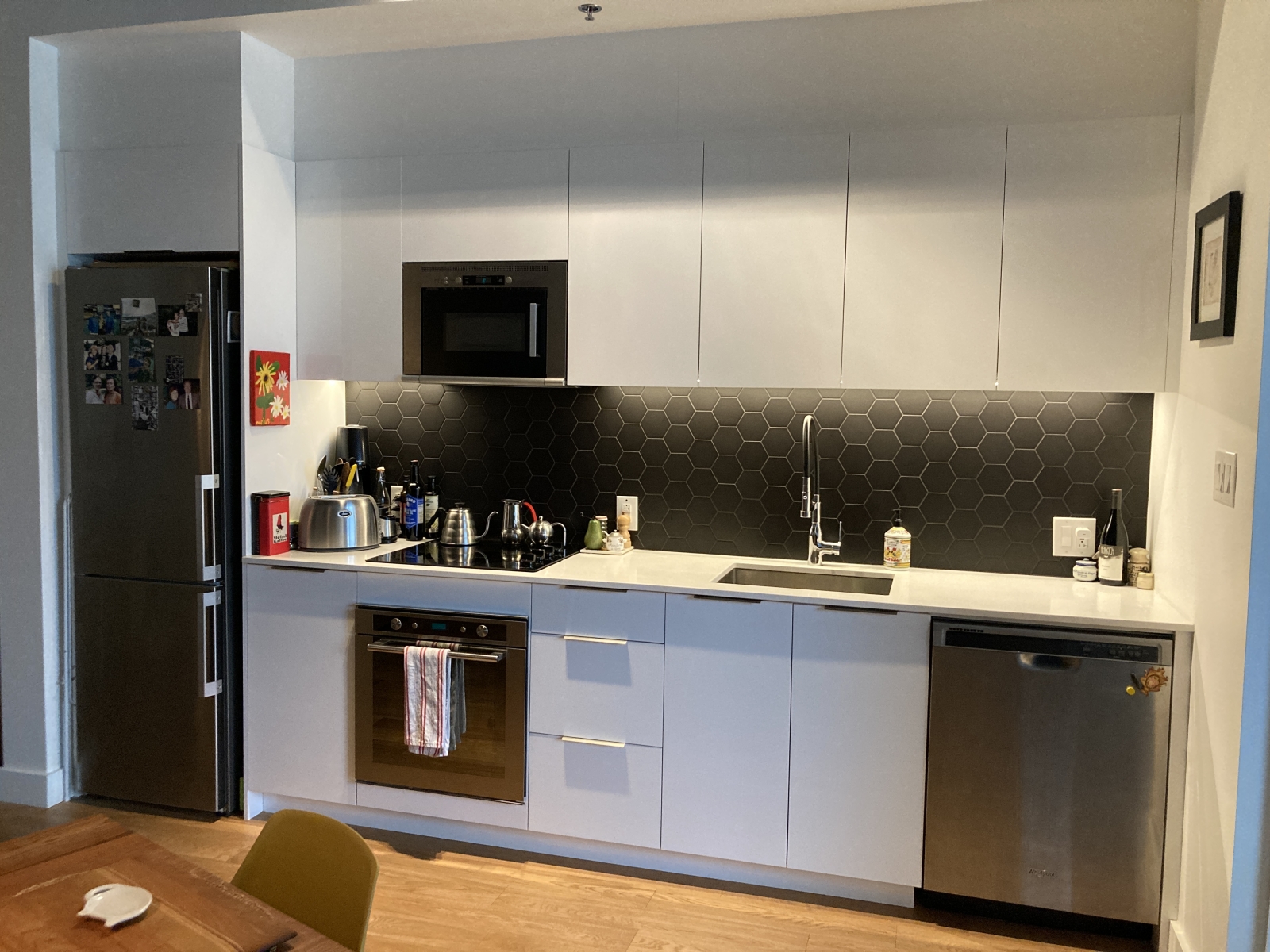 A modern loft in a welcoming neighborhood with a 99% walk score
