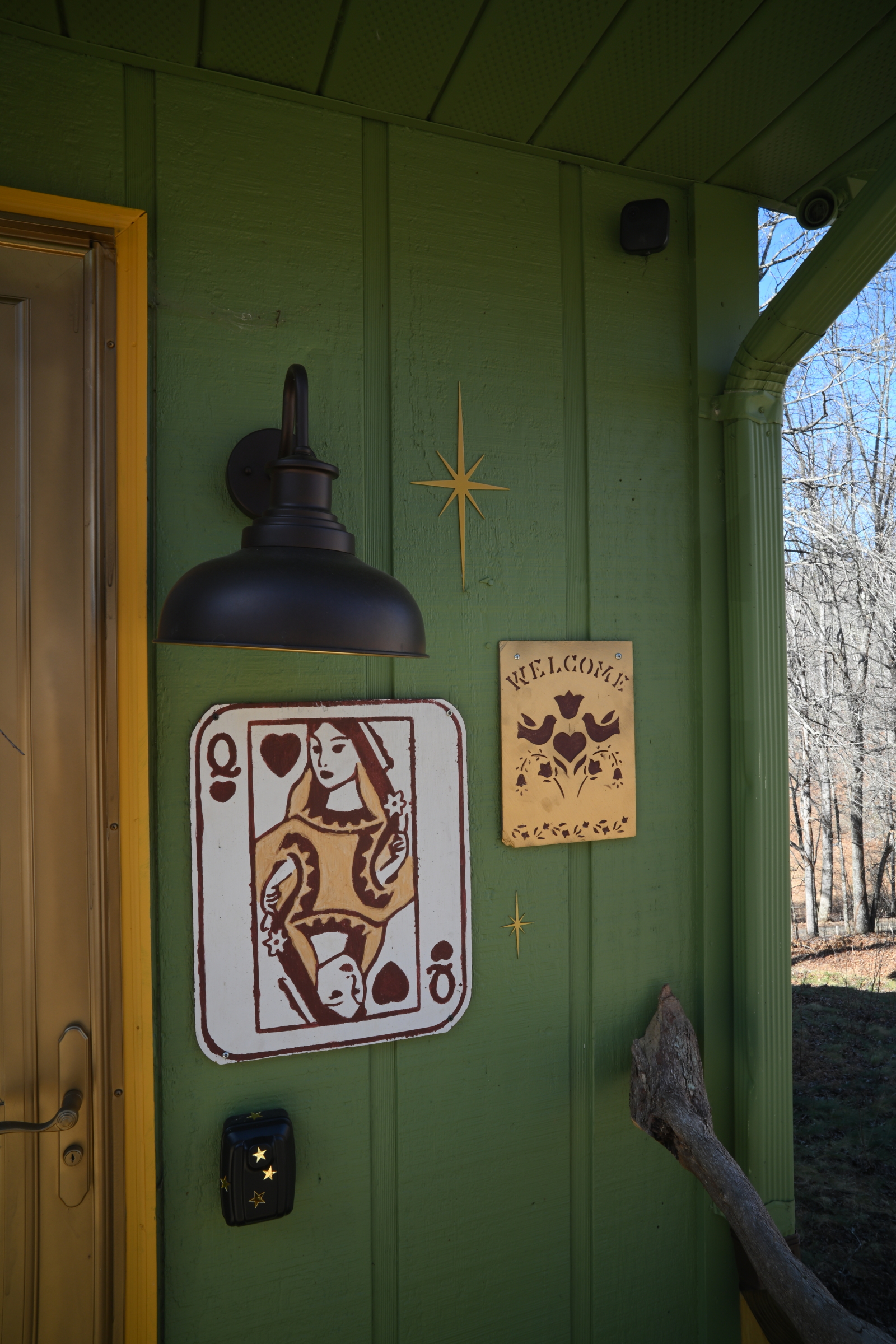 The Queen of Hearts House, in the Appalachian Mountains!