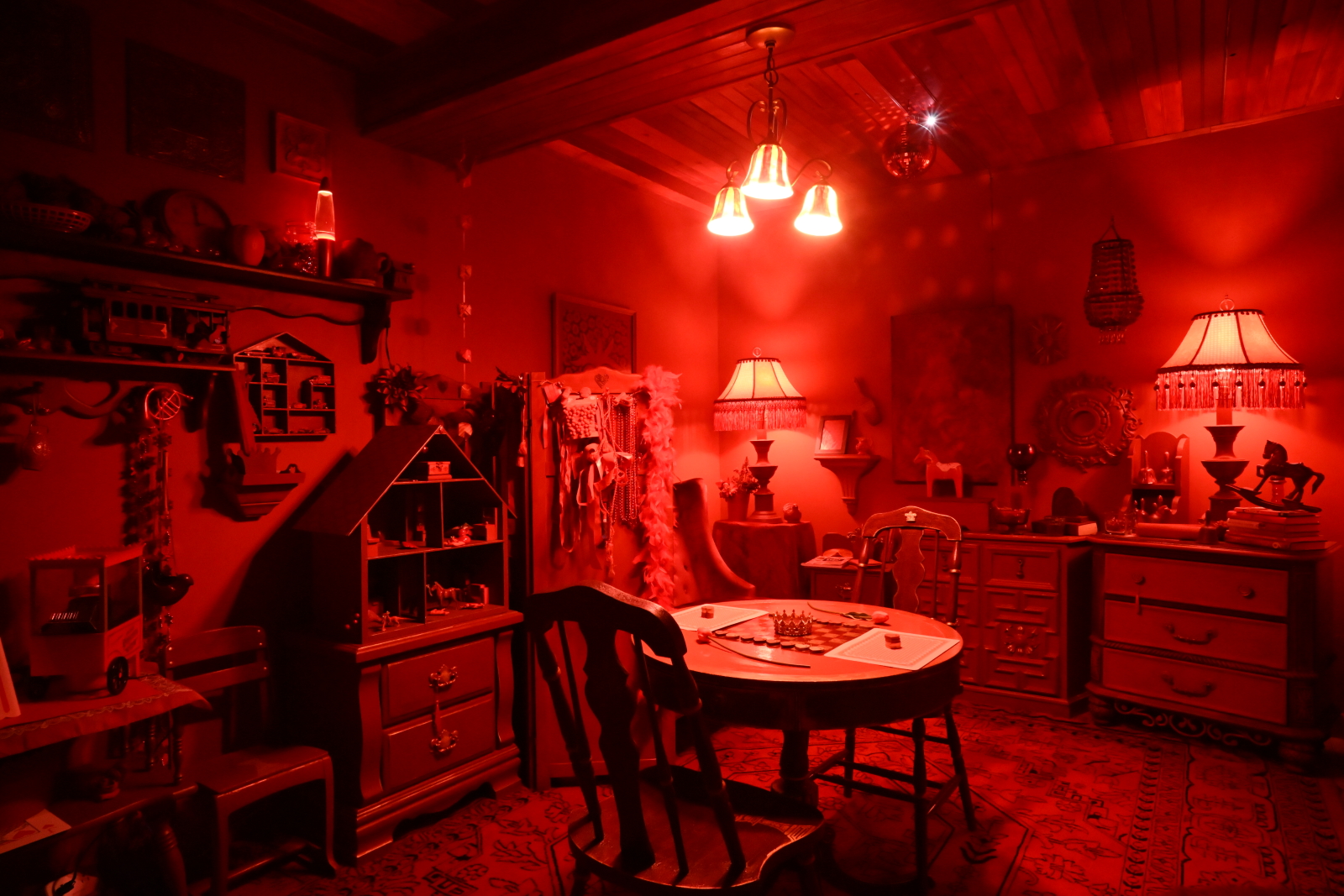 The Queen of Hearts House, in the Appalachian Mountains!