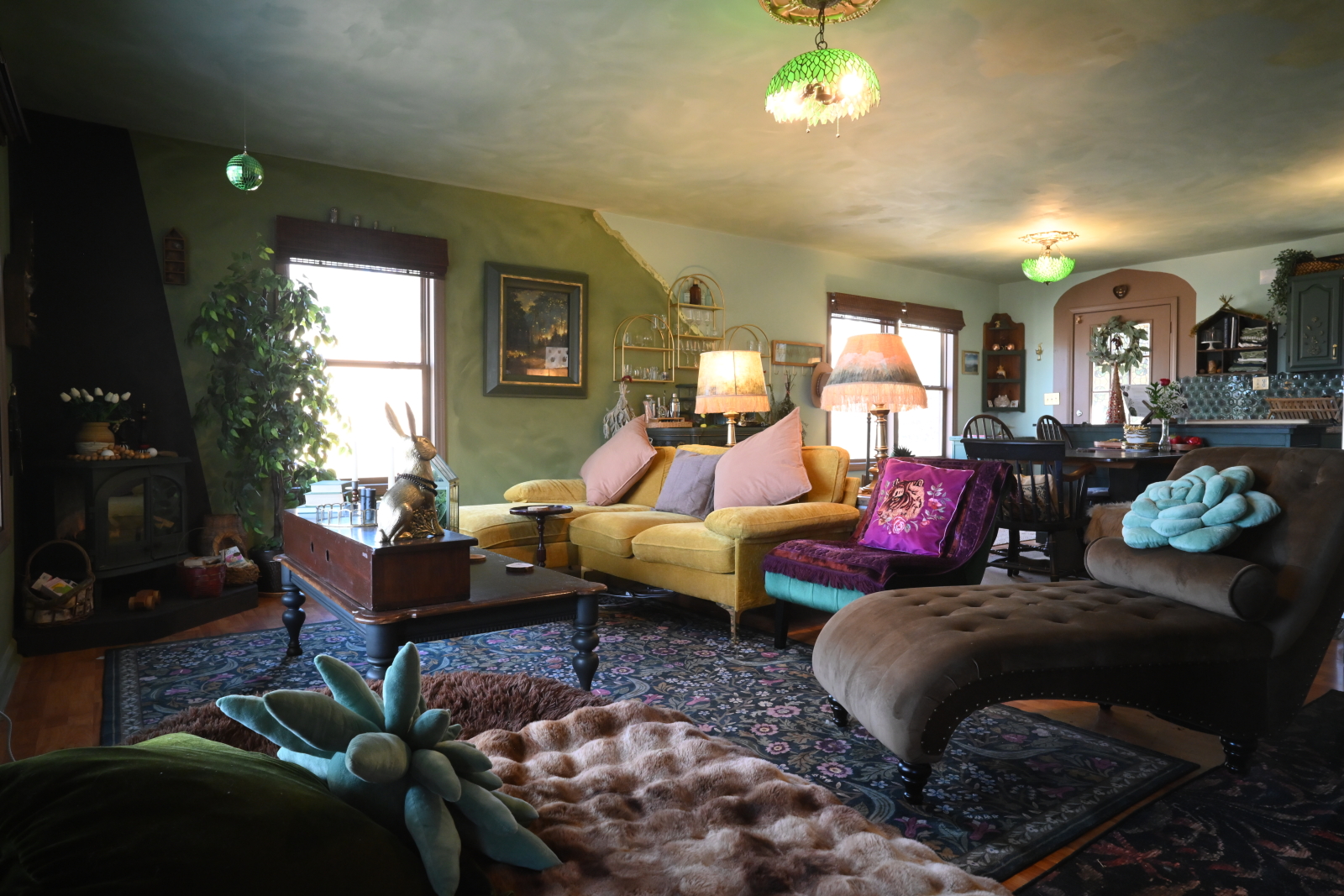 The Queen of Hearts House, in the Appalachian Mountains!
