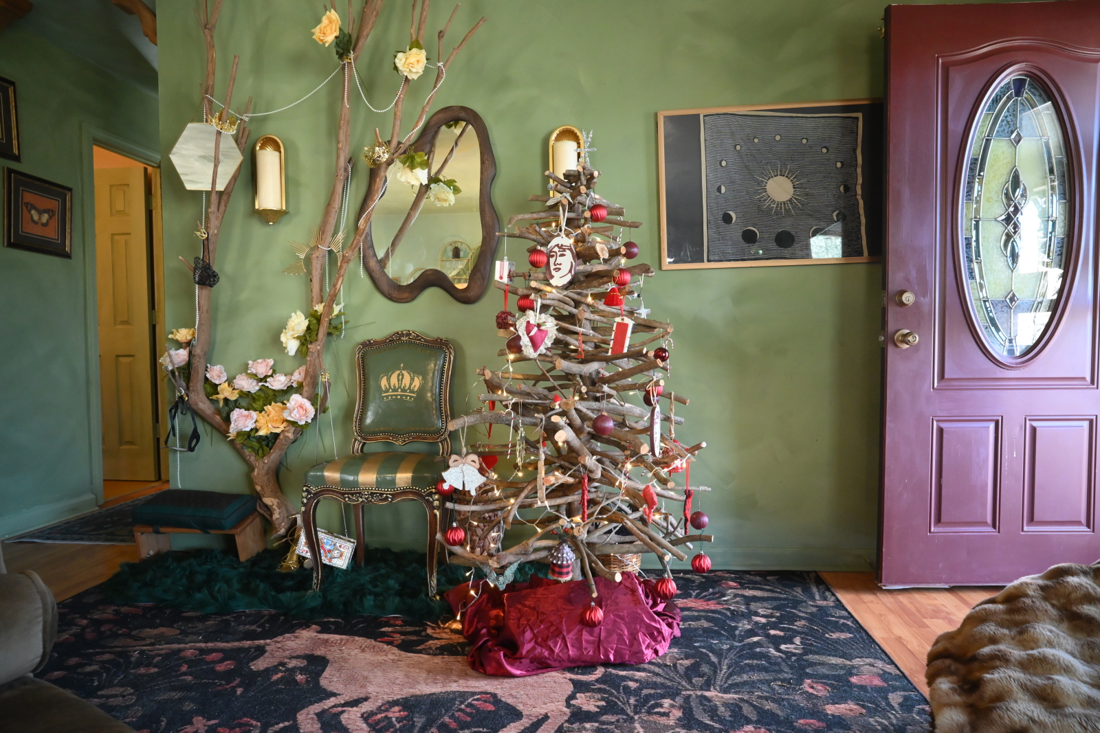 The Queen of Hearts House, in the Appalachian Mountains!