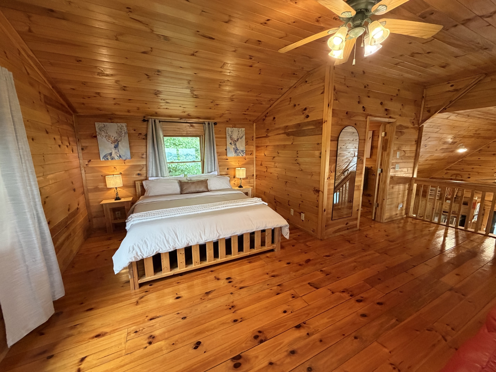Unicorn Log Cabin on top of Mountain