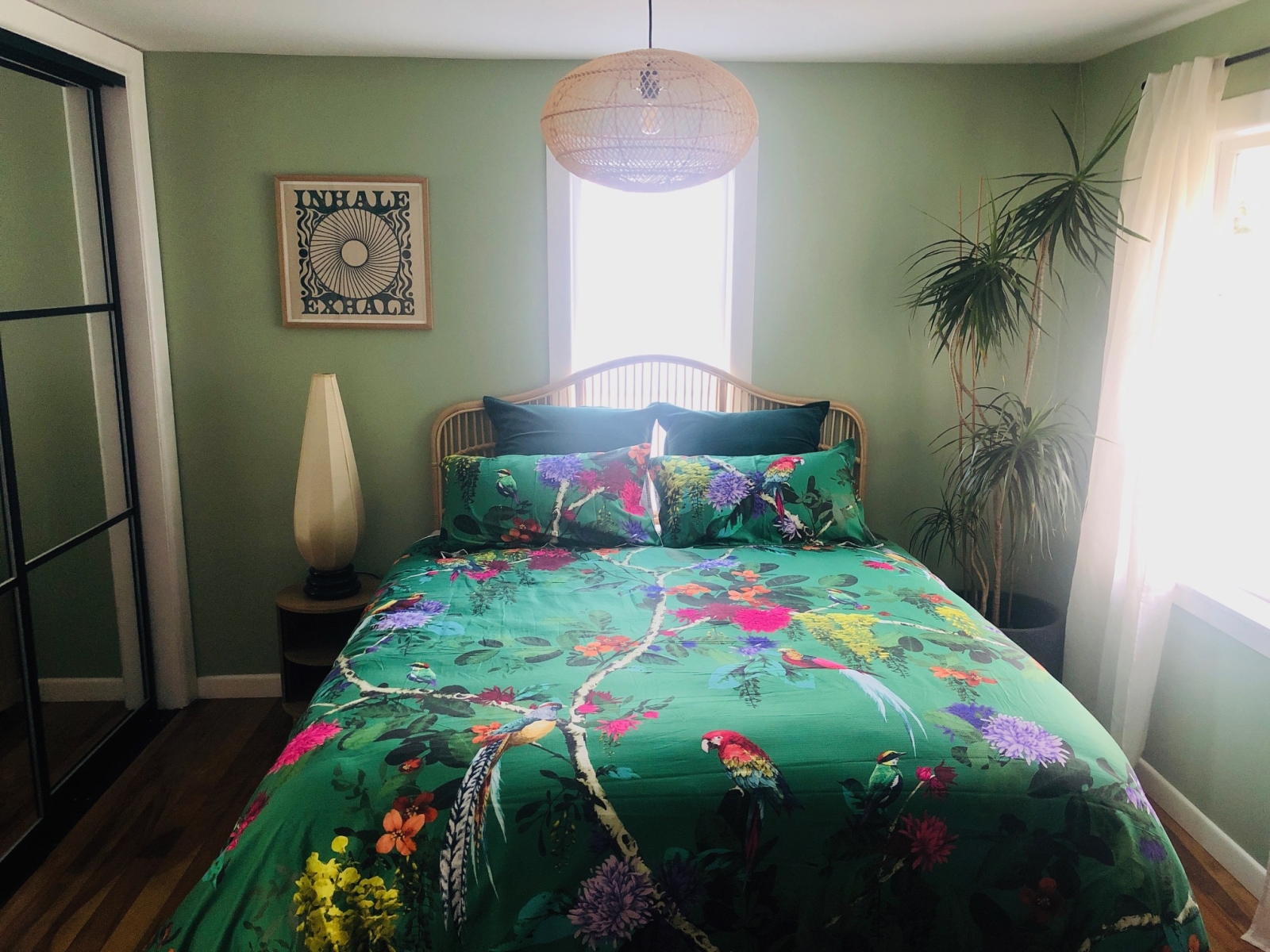 Bedroom 1 with king-size bed and ensuite bathroom