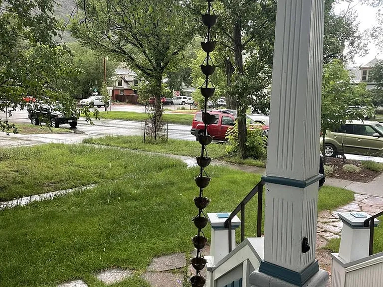 Historisch huis in het centrum van Durango, Colorado.