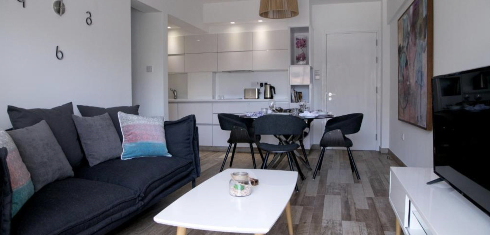 Apartamento de um quarto a 600 metros do mar