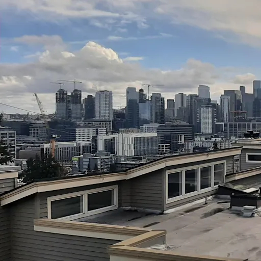 We watch the Seattle Space Needle Fireworks from our living room every New Year's Eve!