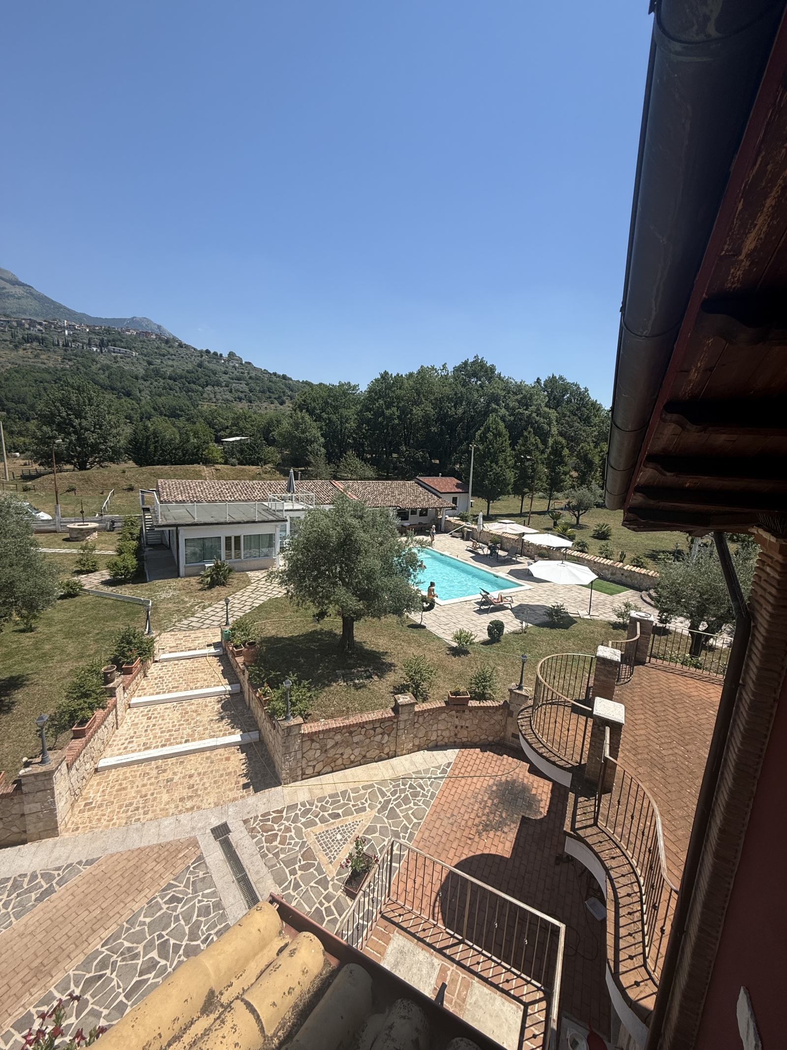 Villa italiana con piscina y espacio para eventos en Vico nel Lazio