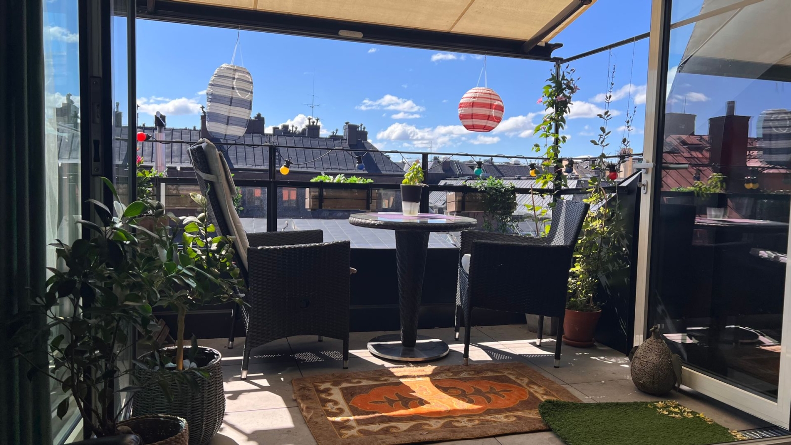 Penthouse with sunny terrace