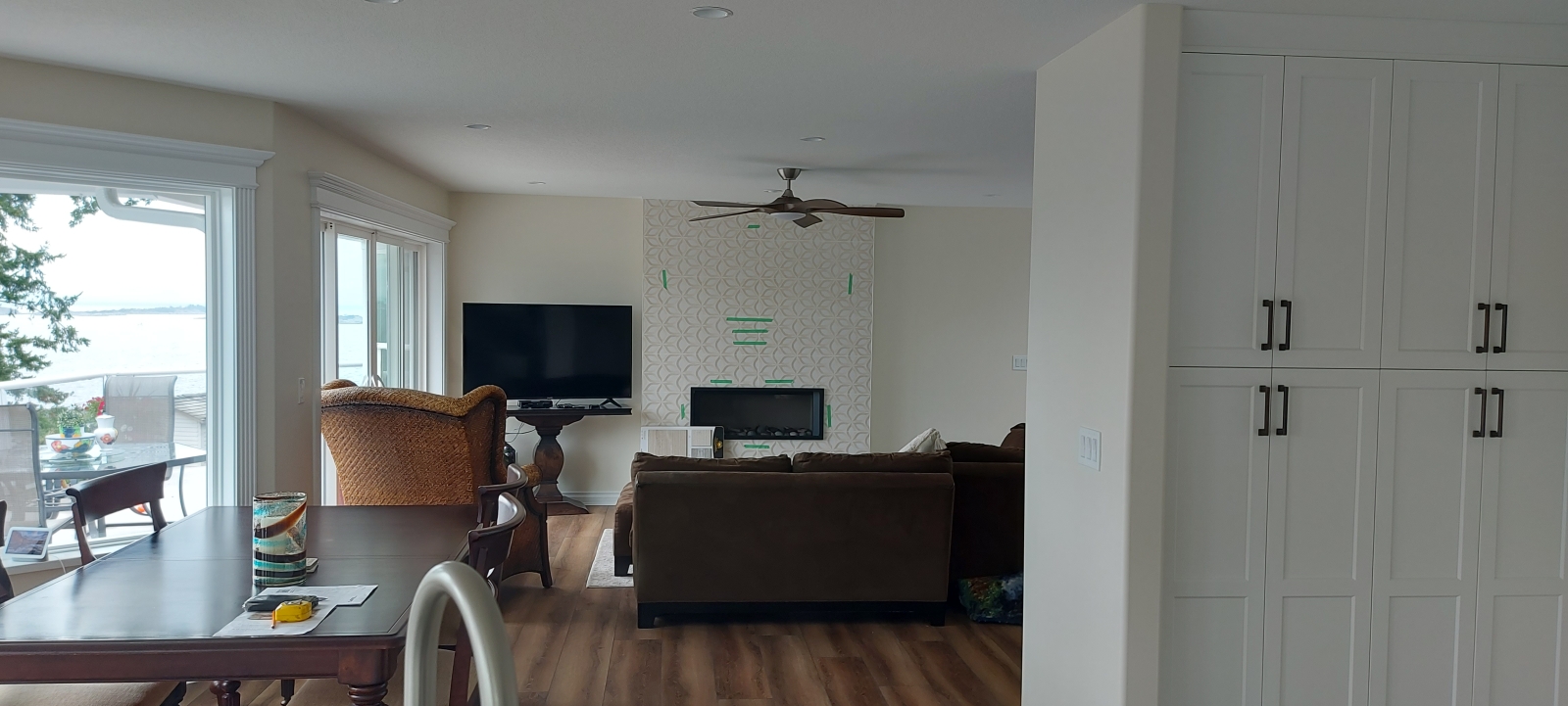 Relax with an ocean view and watch the eagles fly while sitting  on a beautiful sundrench deck.