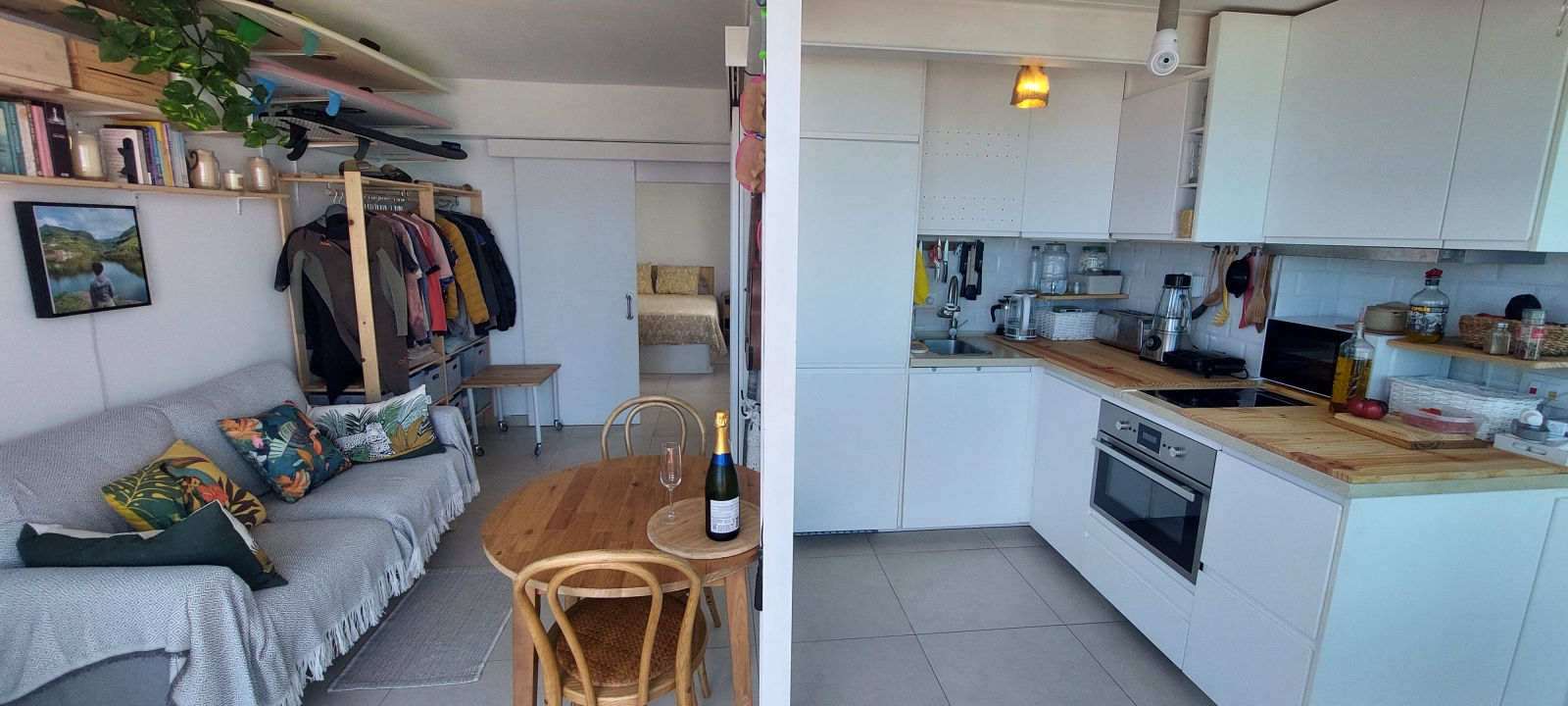 Penthouse d’une chambre avec vue sur la plage de Las Canteras