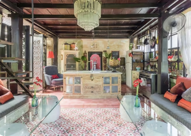 Artist residence in the ricefields
