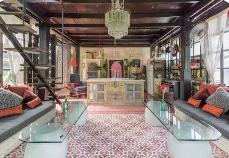 Artist residence in the ricefields