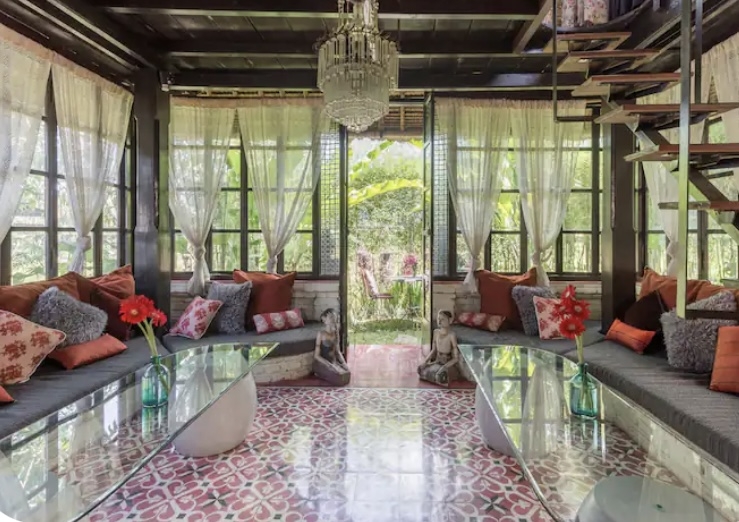 Artist residence in the ricefields