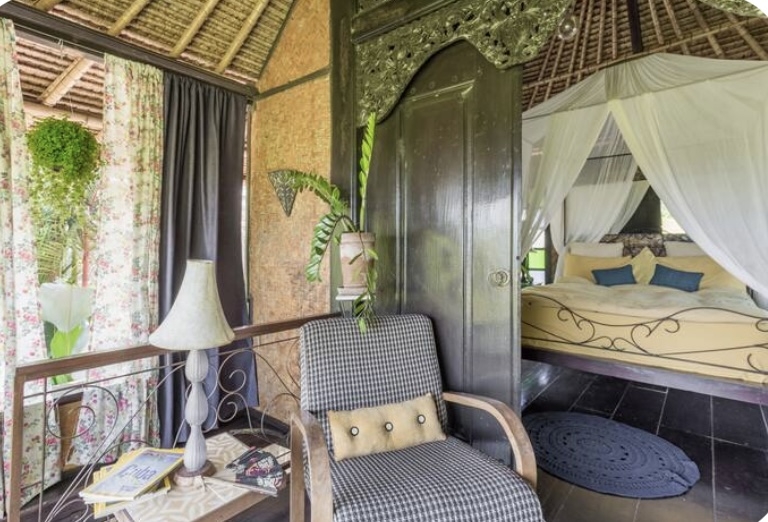 Artist residence in the ricefields