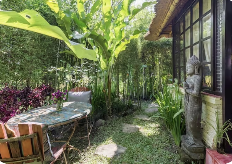 Artist residence in the ricefields