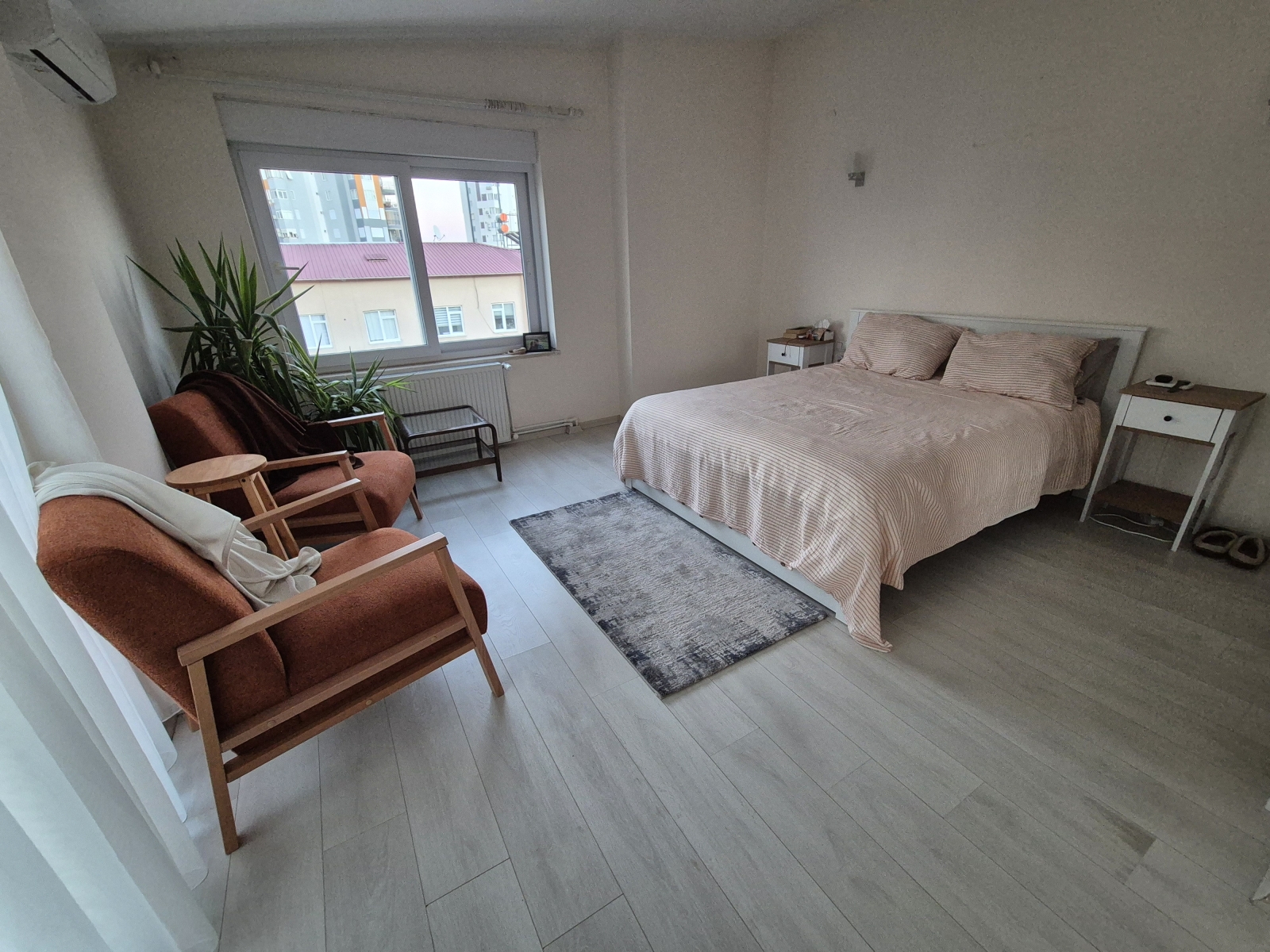 Apartamento grande no terraço de 4 quartos no centro de Antália