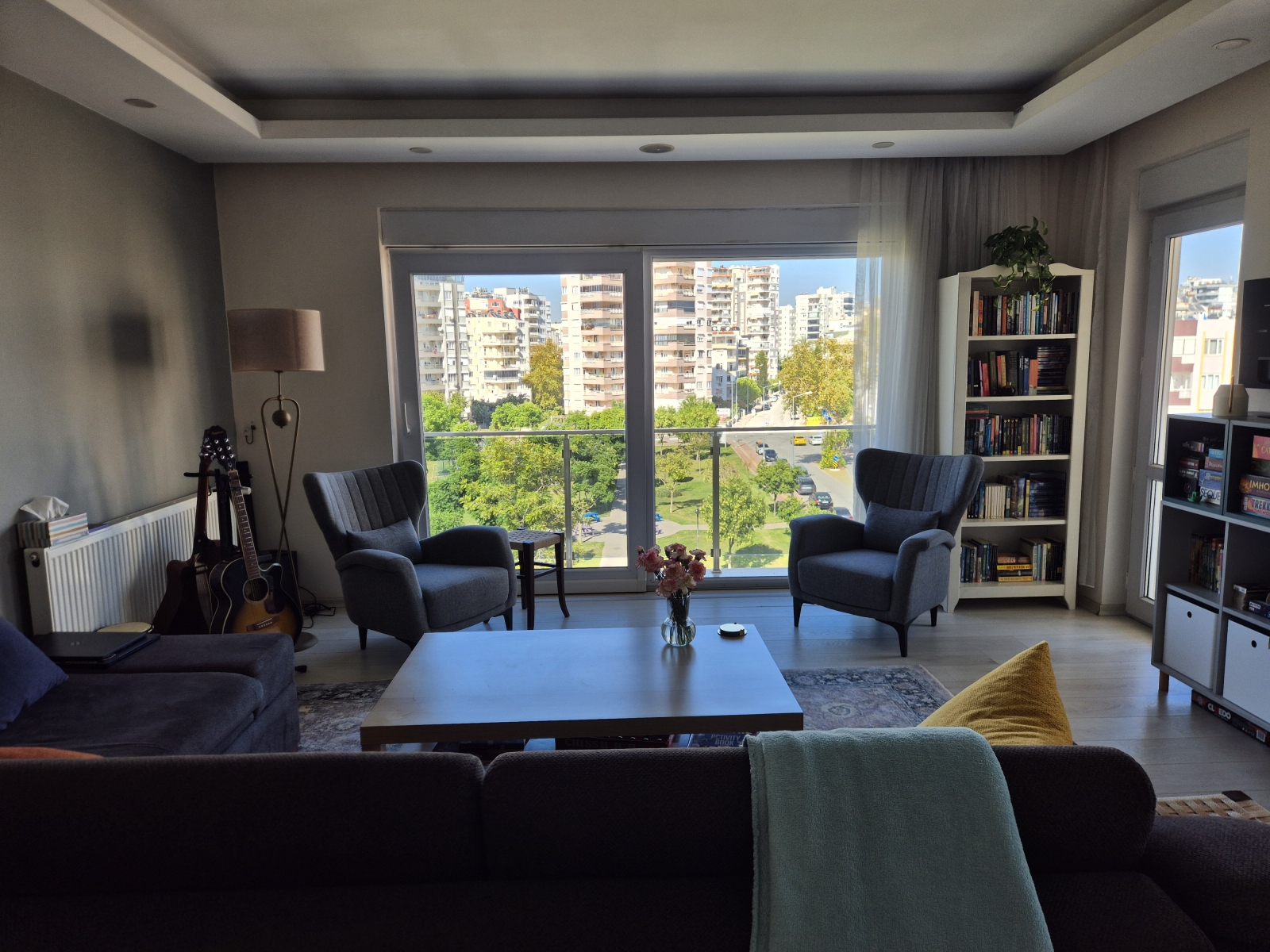 Apartamento grande no terraço de 4 quartos no centro de Antália
