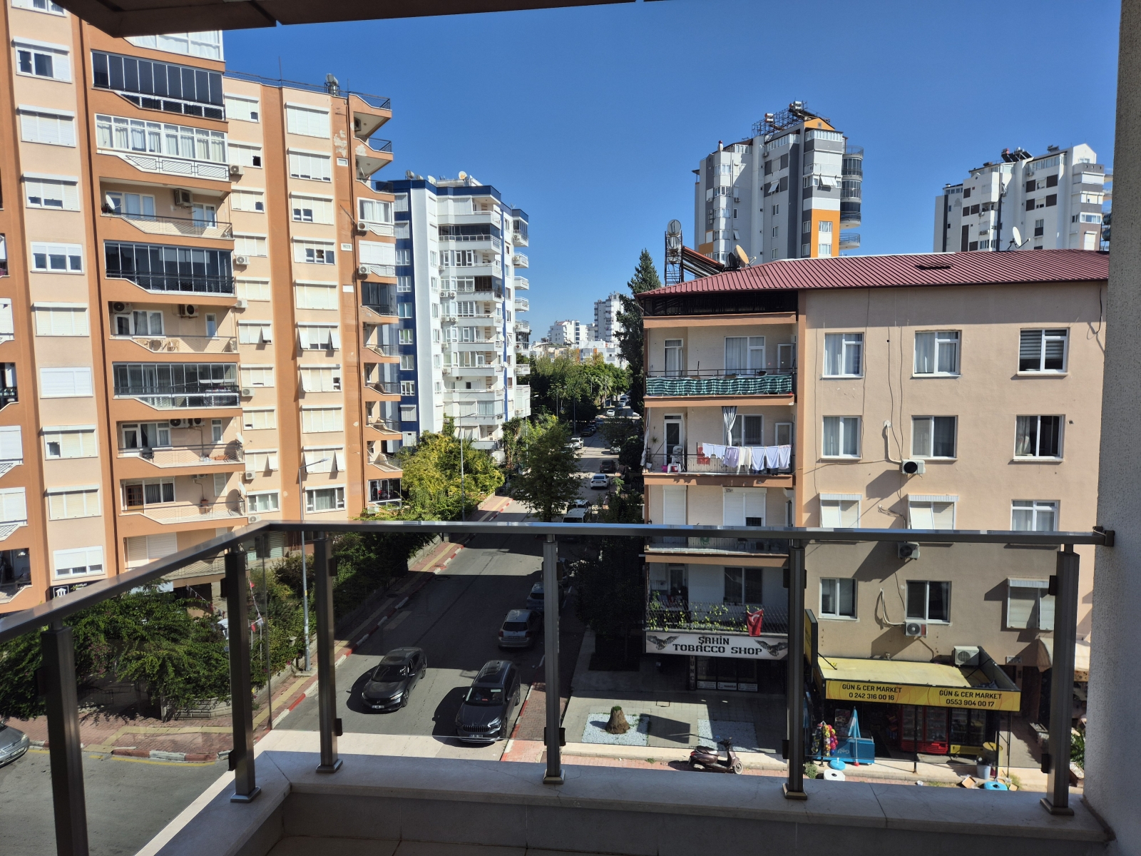 Apartamento grande no terraço de 4 quartos no centro de Antália