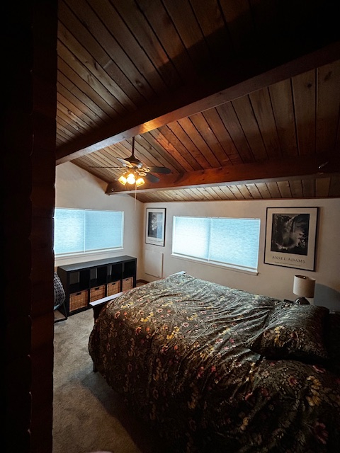 Chambre avec un lit queen