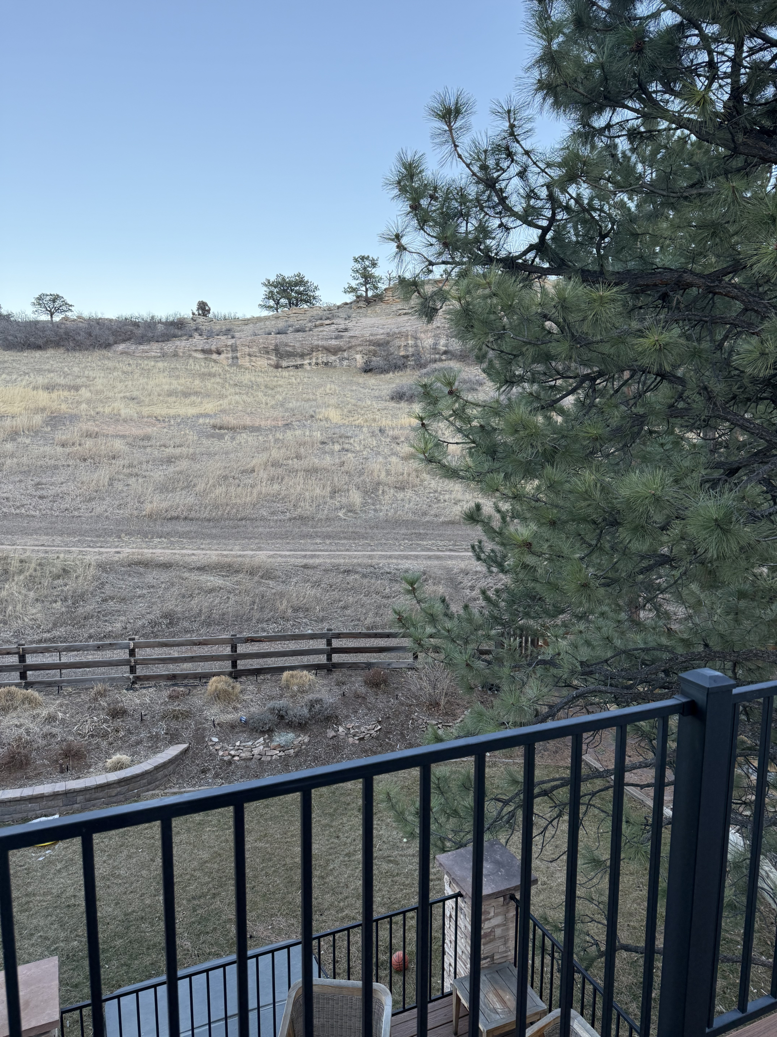 Master bedroom balcony w a view