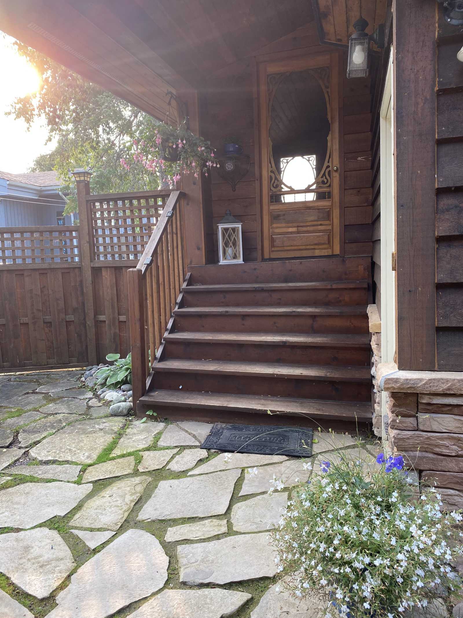 Entry to house from the courtyard
