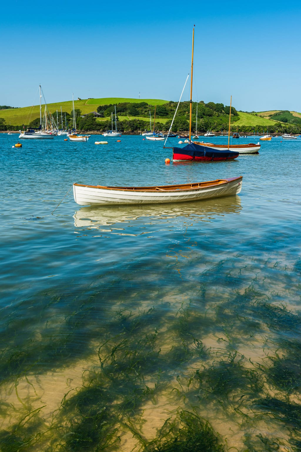 Waterfront Cottage, eingebettet am Meer in South Devon, Großbritannien,