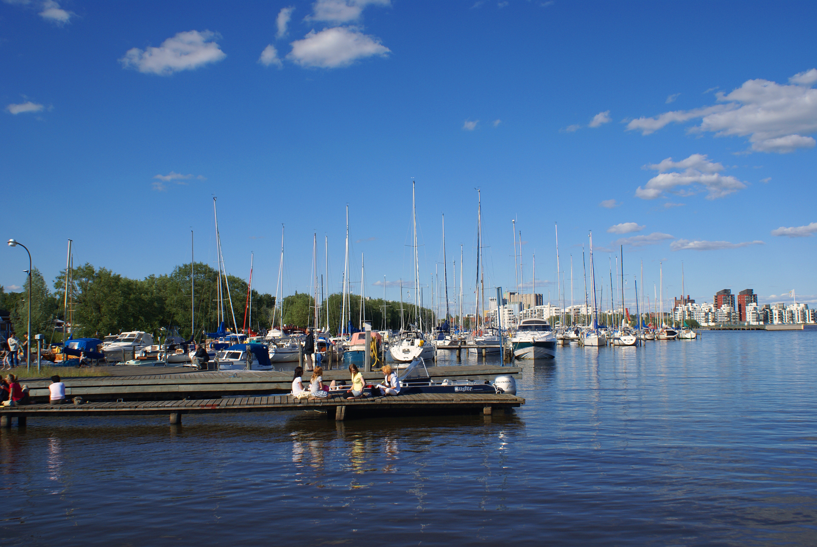 Teil der Marina.