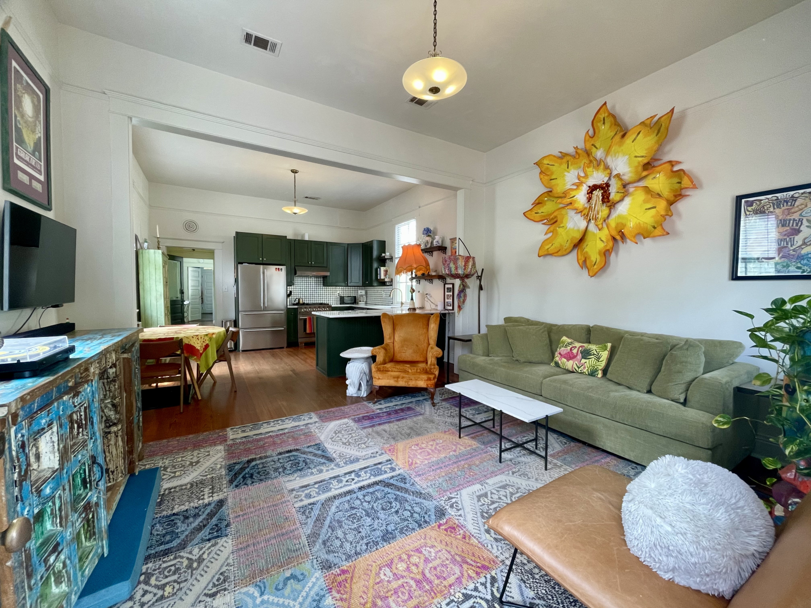 We LOVE local art and local music and our home is filled with it!