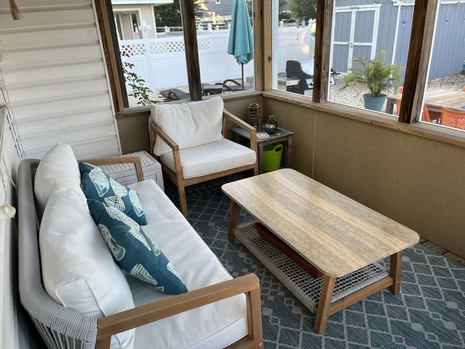 Screened in Back Porch