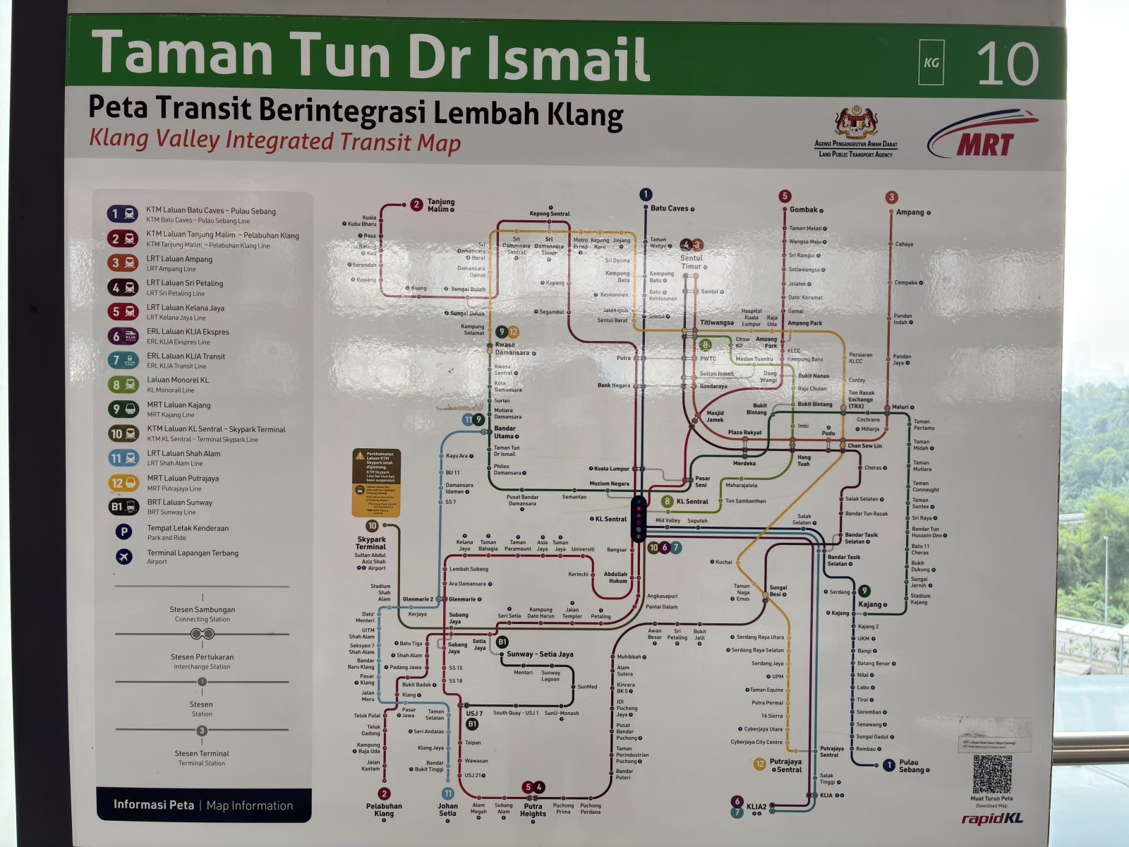 Déplacé de Penang à Kuala Lumpur. Vue sur la ville Niveau 31