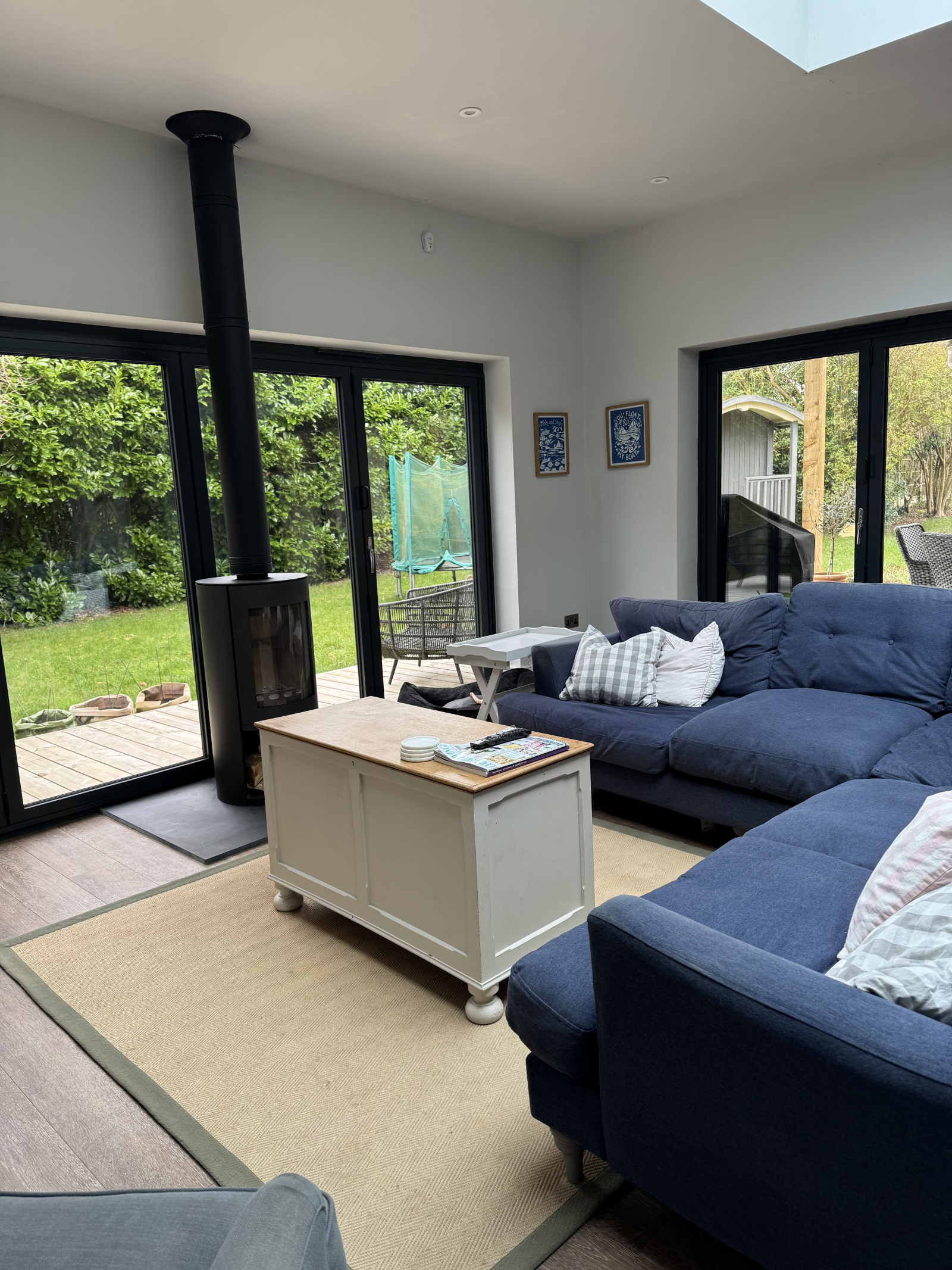 Open plan family room