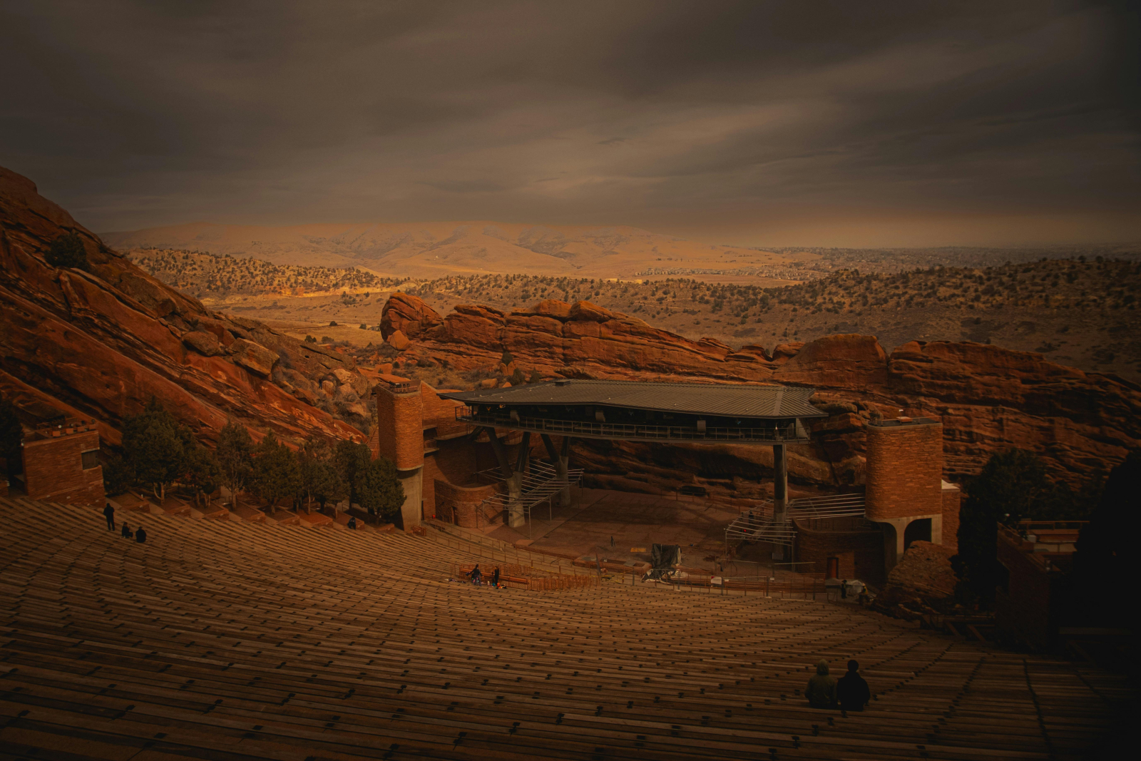 Red Rocks Amphitheater for big name concerts with best views for a show, about 40 minutes from home