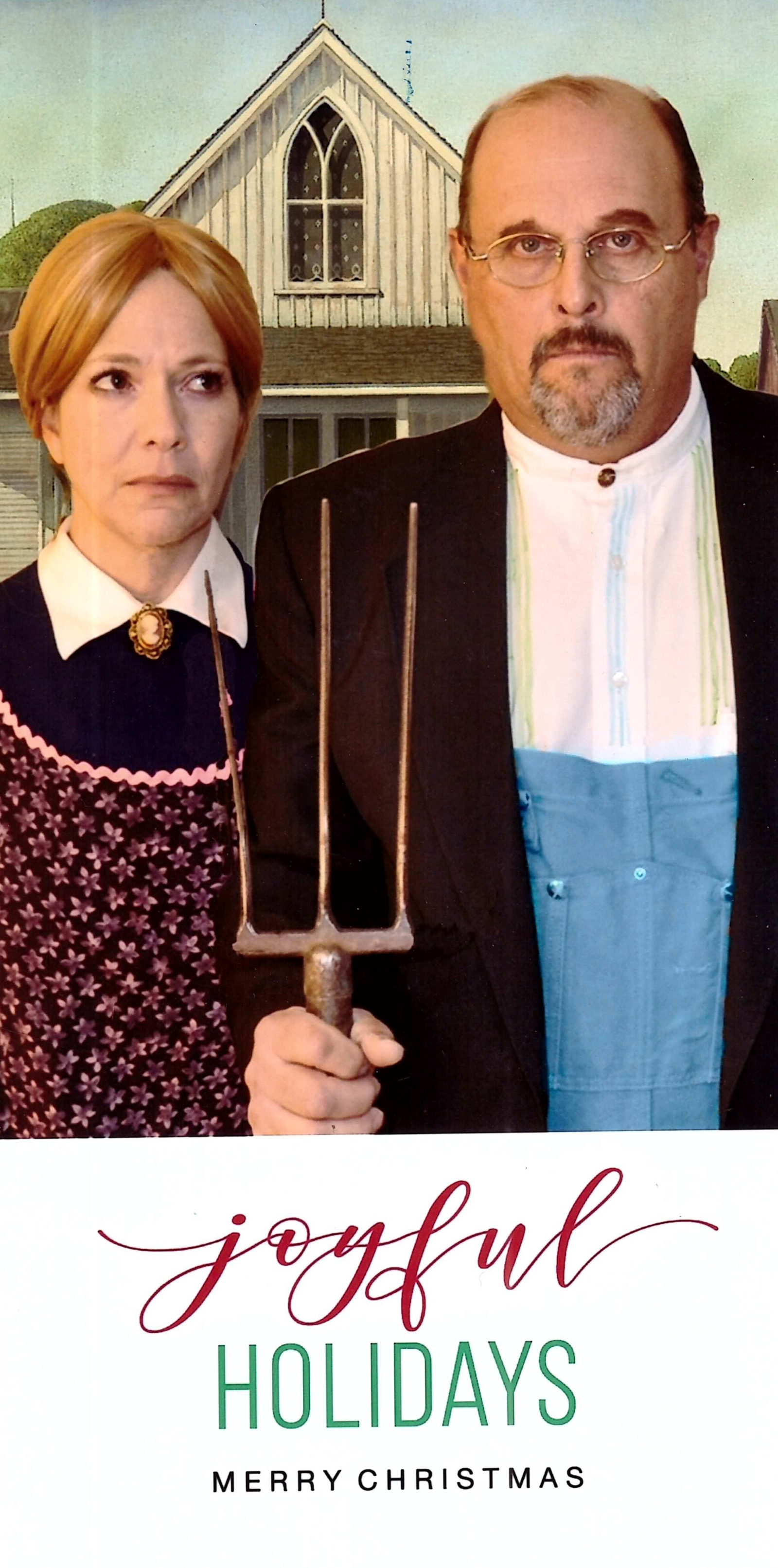 2019's Christmas card starring Dylan and Rick.