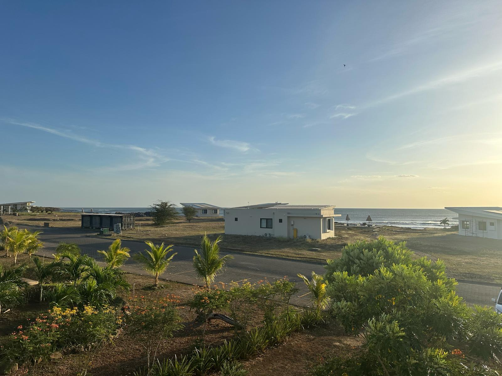 Mirando directamente desde la cubierta