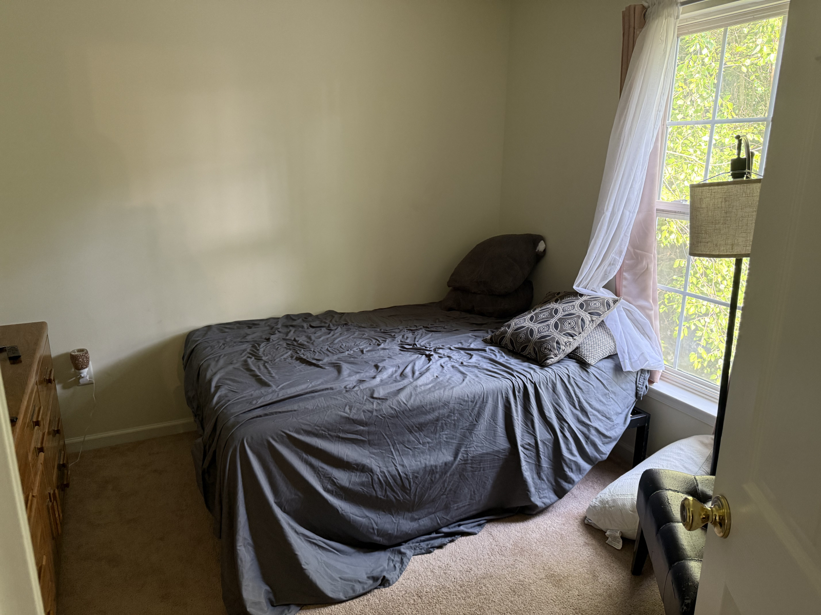 Guest Bedroom with a Full Size mattress.