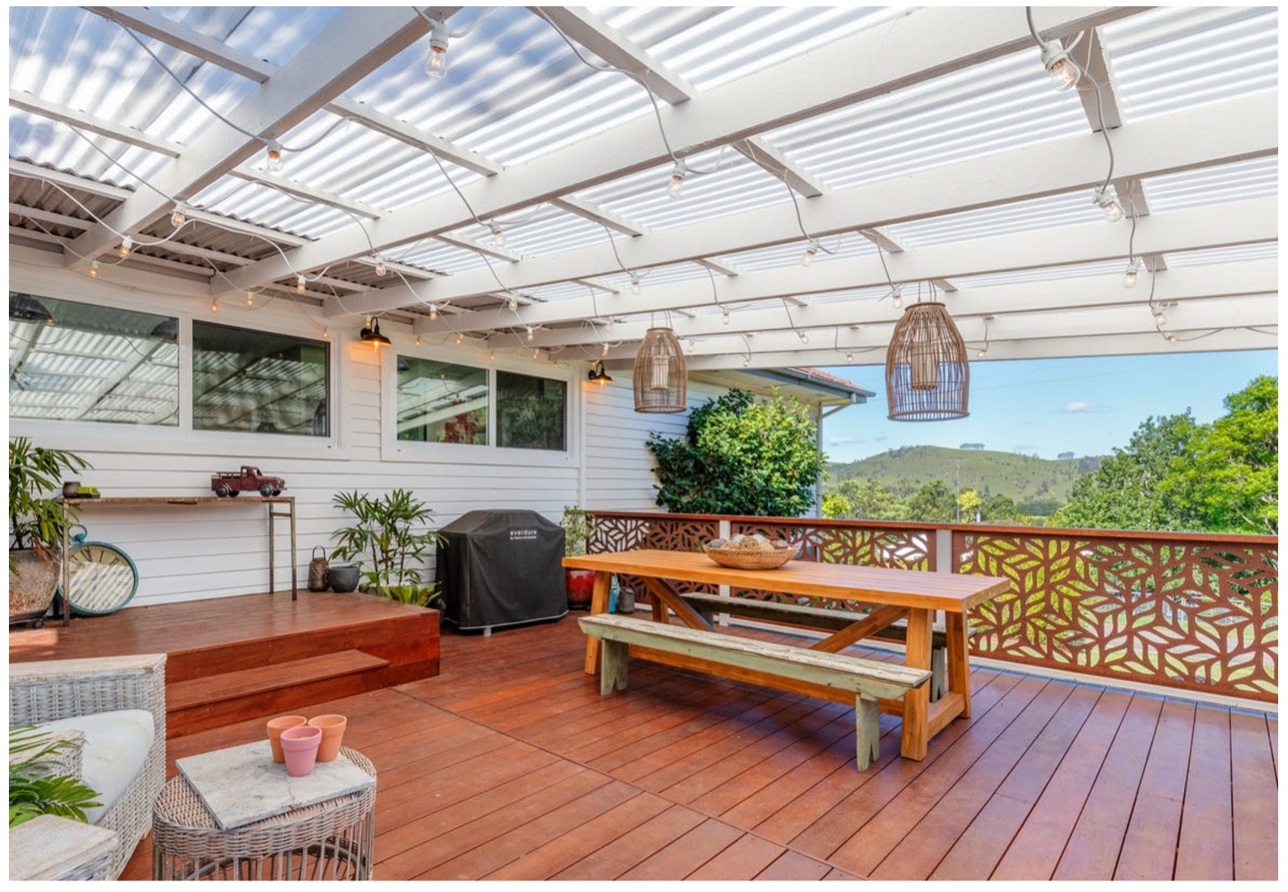Hill top home in historic country town in New South Wales, Australia