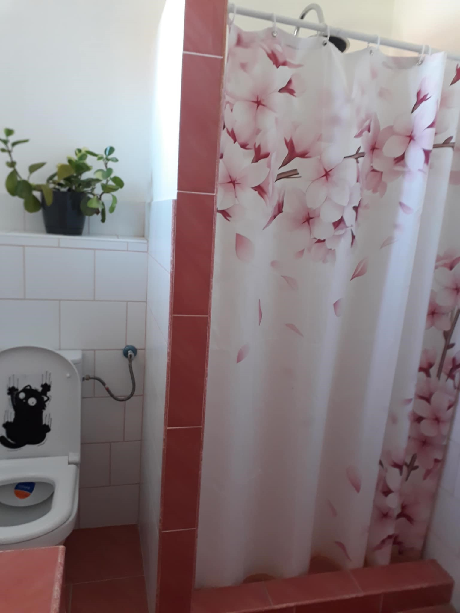 Bathroom with a shower-ustrairs